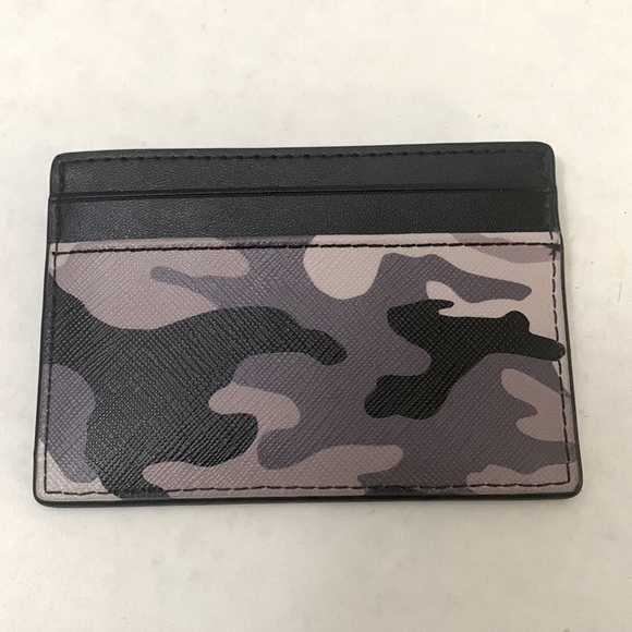 MICHAEL KORS Black Multi, Leather Card Case Wallet/NWT - Picture 5 of 12